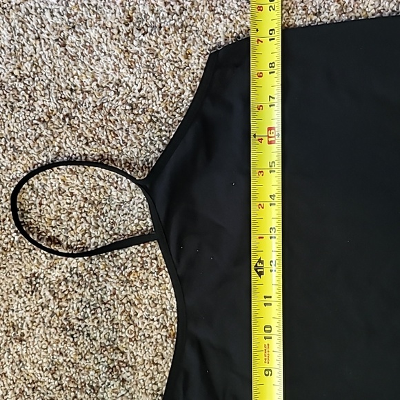 AugustMax Woman 2X camisole black nylon very stretchy - Picture 3 of 7